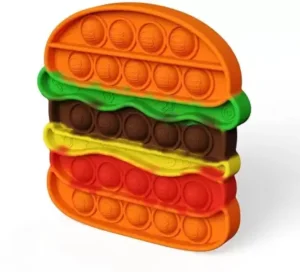 Pop It fidget toy Burger Shape Pop Fidget Stress Toys