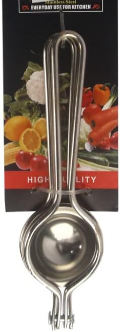 Stainless Steel Manual Single Press Lemon Squeezer - Silver