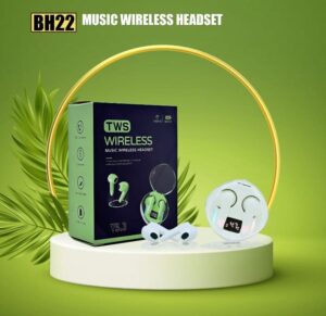 TWS bh22 music wireless Bluetooth ear buds | Bluetooth earphones, earbuds, headset for Men and women (random color)