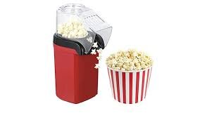 New Popcorn Made By Hot Air Home Mini Retro Popcorn Maker Machine | 3 Minutes Fast Healthy And Fat-Free Popcorn Popper, 98% Popping Rate for Home, Party, Cinema Kids, Friends