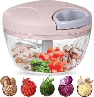 Manual Vegetable Chopper Kitchen Speedy Chopper Garlic Cutter