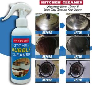 Kitchen Heavy Duty Cleaning Spray | Kitchen Bubble cleaner Spray clear remove all greases stain and dirts