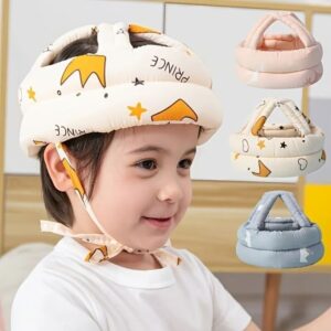 Baby Head Protector Crawling - Baby Safety Helmet & amp Walking Helmet Random Color/Design