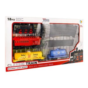 Style Toys Battery Operated Classic Train Random Color Pack Of 18 Pcs