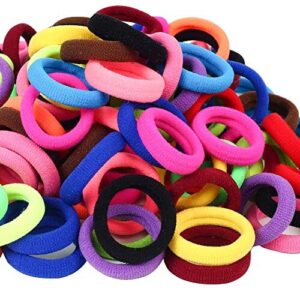 pack of 12  Colorful Elastic Hair Ties for Girls Mini Soft Rubber Bands Baby Hair Bands Ponytail Holders