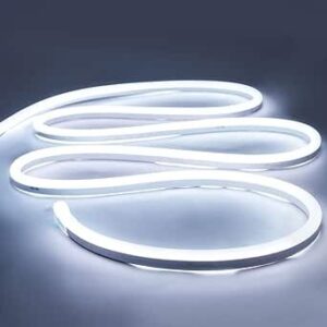 Mega Power Neon 5 Meters Strip, 12volts With Adapter - White