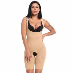 Female body Shaper slim lift | Tummy Control Thigh Slimmer Shapewear - L, Skin