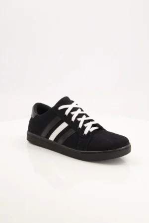 Black Camel Stripes Sneakers ? 555    555 - Sneakers - 39-44 - Black & White, 41