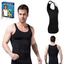 Slim n Fit Body Shaper Vest Shirt - Tank Top Sleeveless Shapewear For Men