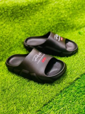 Imported premium Quality Flip Flop Slipper For Men Non Slip Slide with box  Black - 8