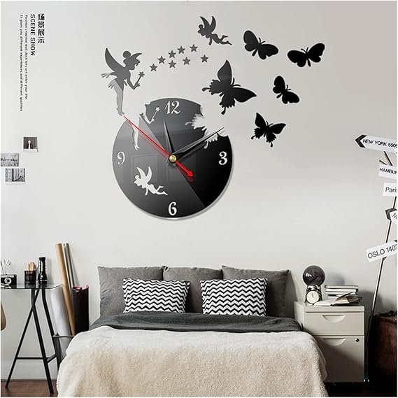 3d wall clock Wooden Wall Clock Cartflix.pk