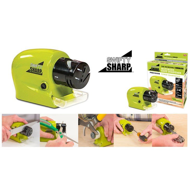 Swifty Sharp Cordless, Knife Blade Sharpener - cell operated big size