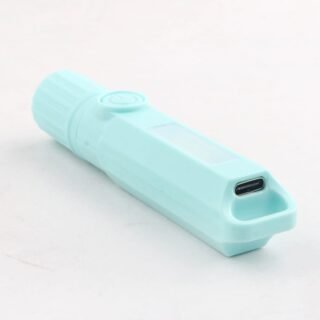 XJ-808 Multifunctional ABS LED Pocket Work Light New Design Portable USB Torch Flashlight Outdoor Emergency Camping Use EDC Flashlight Random Color Cartflix.pk