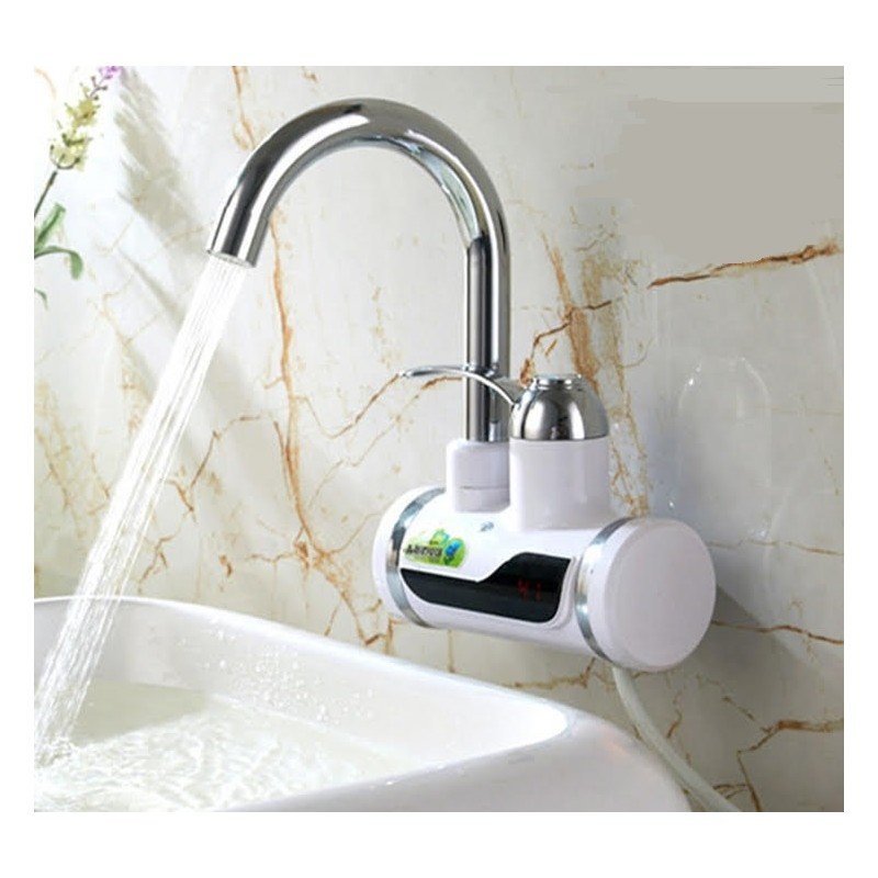 Electric Hot Water Heater Faucet Kitchen Instant Heating Tap Water without shower Cartflix.pk