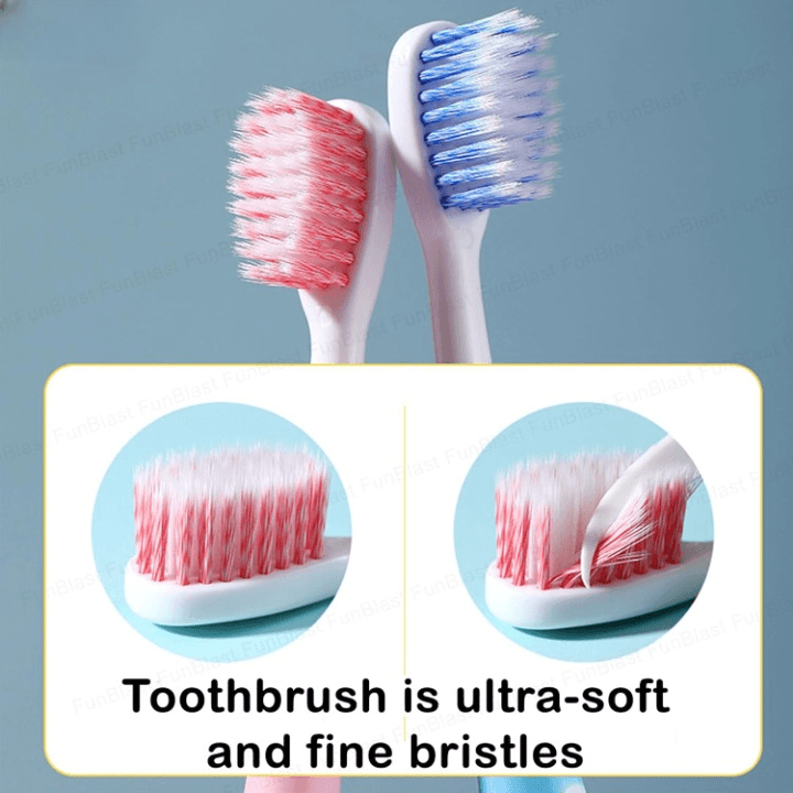 CHOFN Kids Toothbrush Set (3?12 Years) ? Soft Bristles with Toy Car (Random Designs)