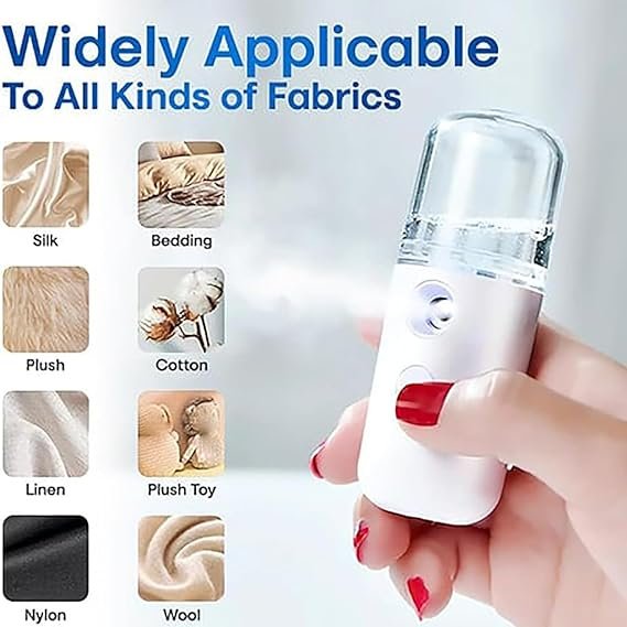 Nano Facial Mist Sprayer 30ml Handy Atomization Machine Face Moisturizing Hydration USB Charging random color
