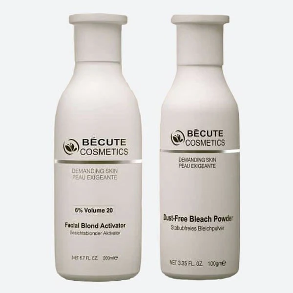 Becute skin polish set - Becute Bleach Powder &  Facial Blonde Activator
