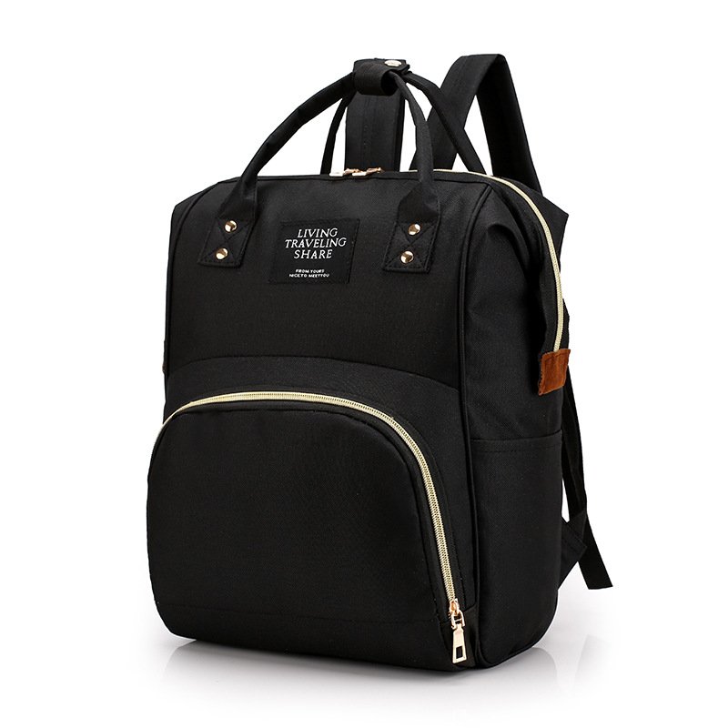 Large Capacity Mummy Bag Multi-function Women Backpack Nursing Bag for Baby Care Unisex Travail Backpack Random color
