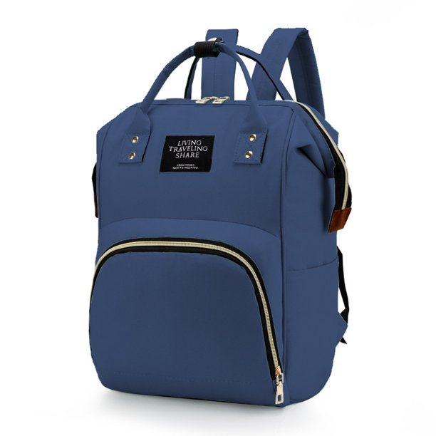 Large Capacity Mummy Bag Multi-function Women Backpack Nursing Bag for Baby Care Unisex Travail Backpack Random color
