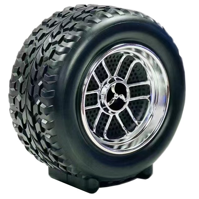 Wheel Shape Bluetooth Speaker | Wireless Portable AudioMusic USB Rechargeable for Outdoor Events Random Color