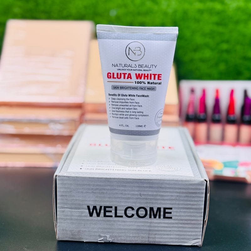 Gluta White Original Skin Brightening Face Wash Glow Naturally 120 ml