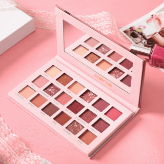 18 Shade Pearlescent Shimmer - Matte Waterproof NUDE Eyeshadow Palette Cartflix.pk