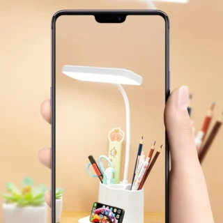 LED Learning Dormitory Bedroom Bedside Reading Night Light Table Lamp qp-2209-B