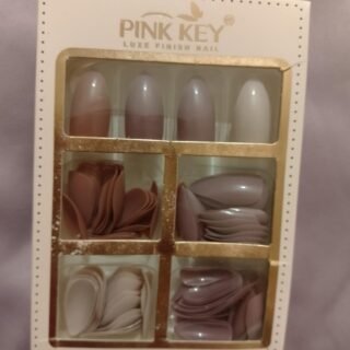 96 PCs Nude Colors Nail Pack Without Glue Or Sticker random Color Cartflix.pk