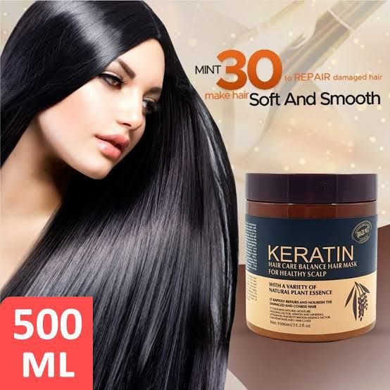 Pack Of 2 | Keratin Hair Mask Treatment Your Secret to Shiny Healthy Hair 500ml Cartflix.pk