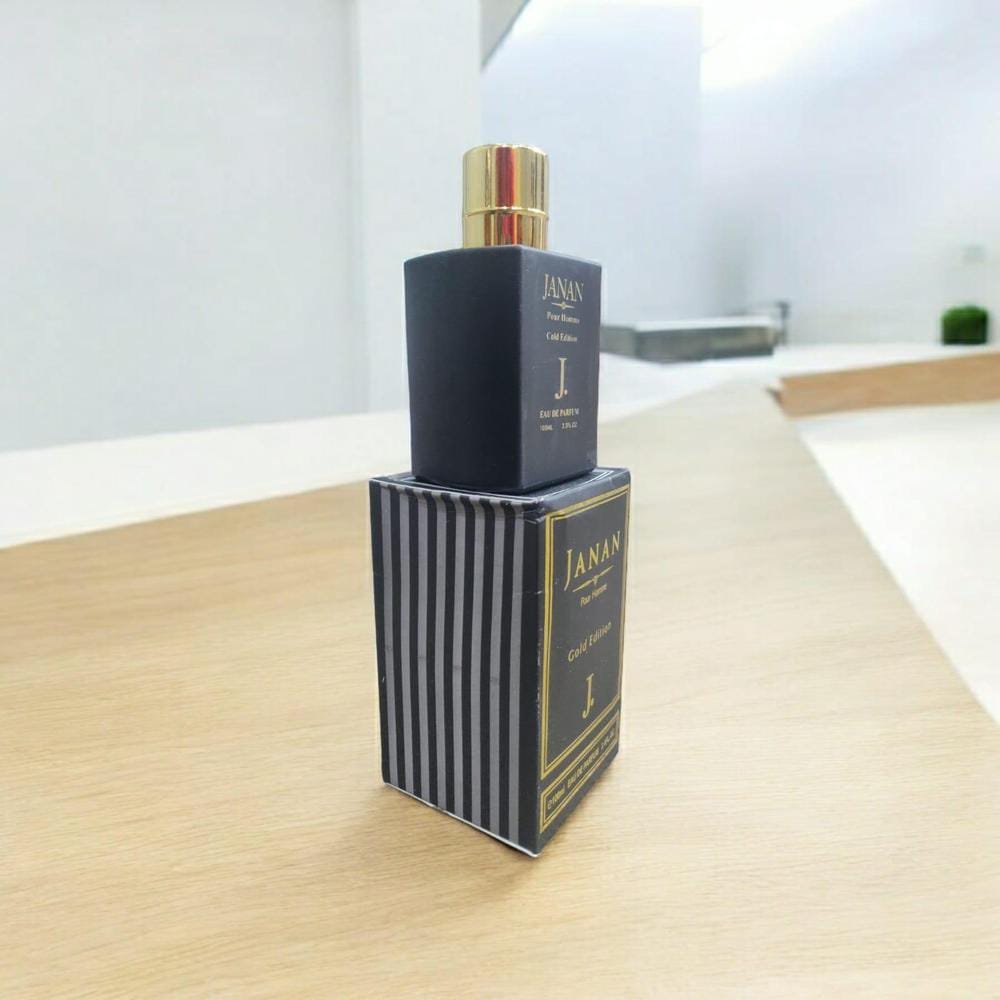 J Janan Gold Edition Perfume Long Lasting Fragrance Mood Enhancing for Men 100 Ml