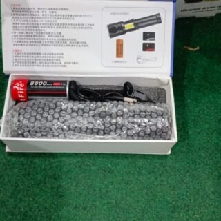 LED Flashlight YM-P19-TG 1 power 1 large acc TYPE-C zoom