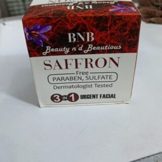 B and B Saffron Whitening Facial Kit 3 in 1 - Urgent Facial Dead Skin Removal