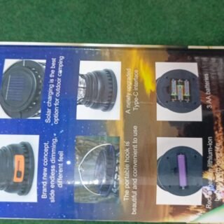 Handle LED Camping Lantern Rechargeable Tent lamp solar powered camping lamp for outdoorrandom color