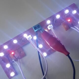 70cc Meter led glowing kit with glowing red niddle for 70cc bike