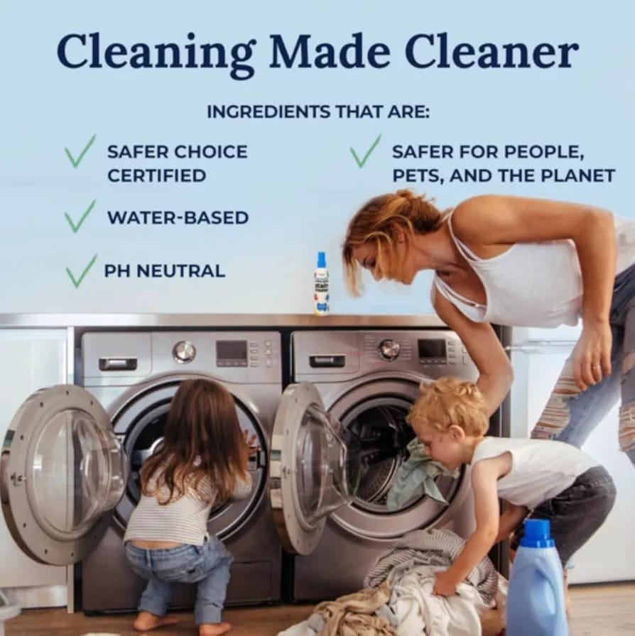 Miss Mouths Messy Eater Stain Treater Spray - Stain Remover - Newborn Baby Essentials - No Dry Cleaning Food Grease Coffee Off Laundry Underwear Fabric - 100ml For every color Cartflix.pk