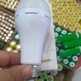 4500mah Rechargeable Led Bulb 20w | Rechargeable Led Energy Saving Lamp AcDc Bulb Cartflix.pk