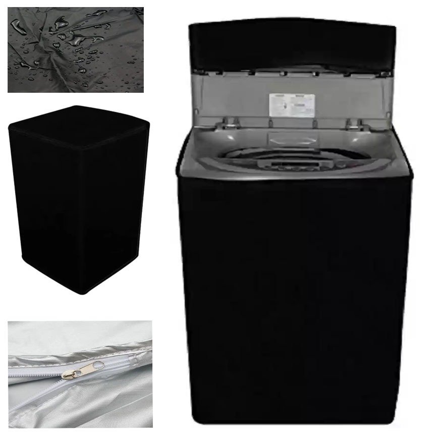 Single Washing Machine Cover - Parachute Type High Quality Waterproof Random Color
