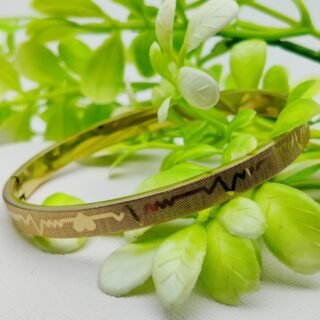 Adjustable Premium Heartbeat-Engraved Adjustable Cartier-Inspired Gold Bracelets | Best Quality Artificial Bracelet For Girls & Women | Bracelet For Every Occasion | Elegant Design ?