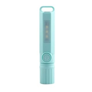 XJ-808 Multifunctional ABS LED Pocket Work Light New Design Portable USB Torch Flashlight Outdoor Emergency Camping Use EDC Flashlight Random Color