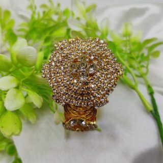 Imported Royal Ruby Crystal Golden Bracelet ? Bold and Radiant Elegance Adjustable Bracelet ? Best Quality Artificial Bracelet For Girls & Women | Bracelet For Every Occasion | Elegant Design - Random Color