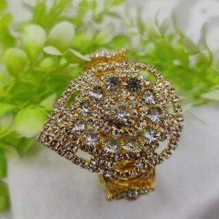 Imported Royal Sapphire Glam Bracelet | Golden Sapphire Elegance Bracelet | Adjustable Bracelet ? Best Quality Artificial Bracelet For Girls & Women ( Random Color )