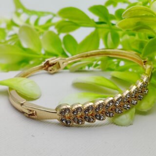 Imported Adjustable Leafy Crystal Bracelet ? Elegance Redefined | Best Quality Artificial Bracelet For Girls & Women | Bracelet For Every Occasion | Elegant Design