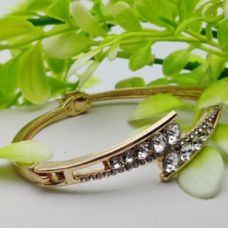 Radiant Elegance Adjustable Crystal Bracelet ? | Best Quality Artificial Bracelet For Girls & Women | Imported Glamour for Every Occasion | Elegant Design