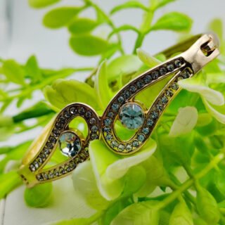 Imported Adjustable Infinity Charm Bracelet with Crystal Accents | Best Quality Artificial Bracelet For Girls & Women | Imported Glamour for Every Occasion