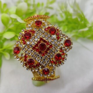 Imported Elegant Crystal Studded Bracelet | Regal Crystal Bracelet | Adjustable Bracelet ? Best Quality Artificial Bracelet For Girls & Women - Random Color