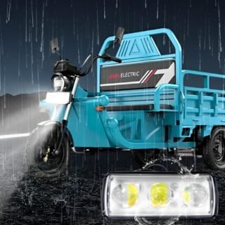 1 Pc Mini LED Driving Fog Light | 4-Color Auxiliary Spotlight for ATV SUV UTV 12-80V HiLow Beam