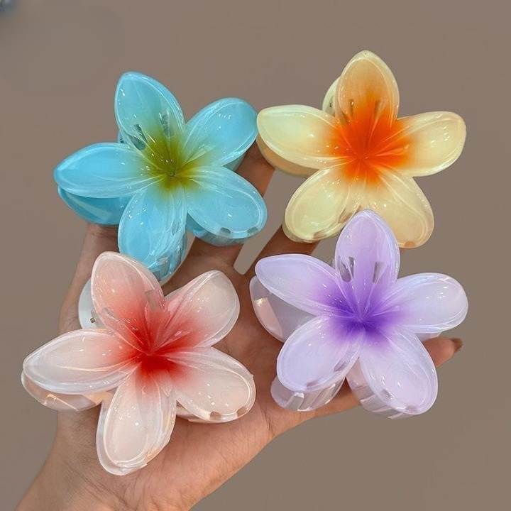 Pack Off 01 Large Sunflower Fashion Girl Hair Clip | Hair Clip For Women | Best Quality Hair Clip Random Color