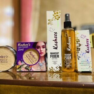 3 in 1 Kashees Deal Foundation Compact Powder Fixer random shades
