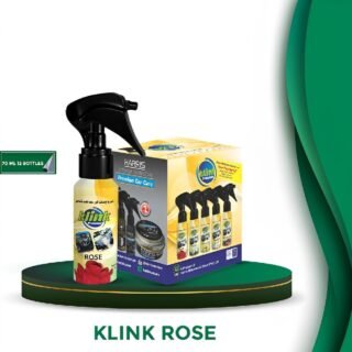 Pack of 12 Klink Protectant Rose Dashboard Polish | Best Quality Dashboard Shining Spray 70ml