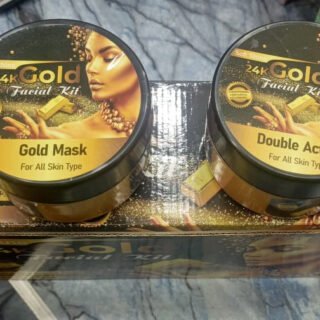 Soft Shine 24K Gold Facial Kit Whitening Facial Kit 6 steps Whitening And Glowing Facial Kit 300ml